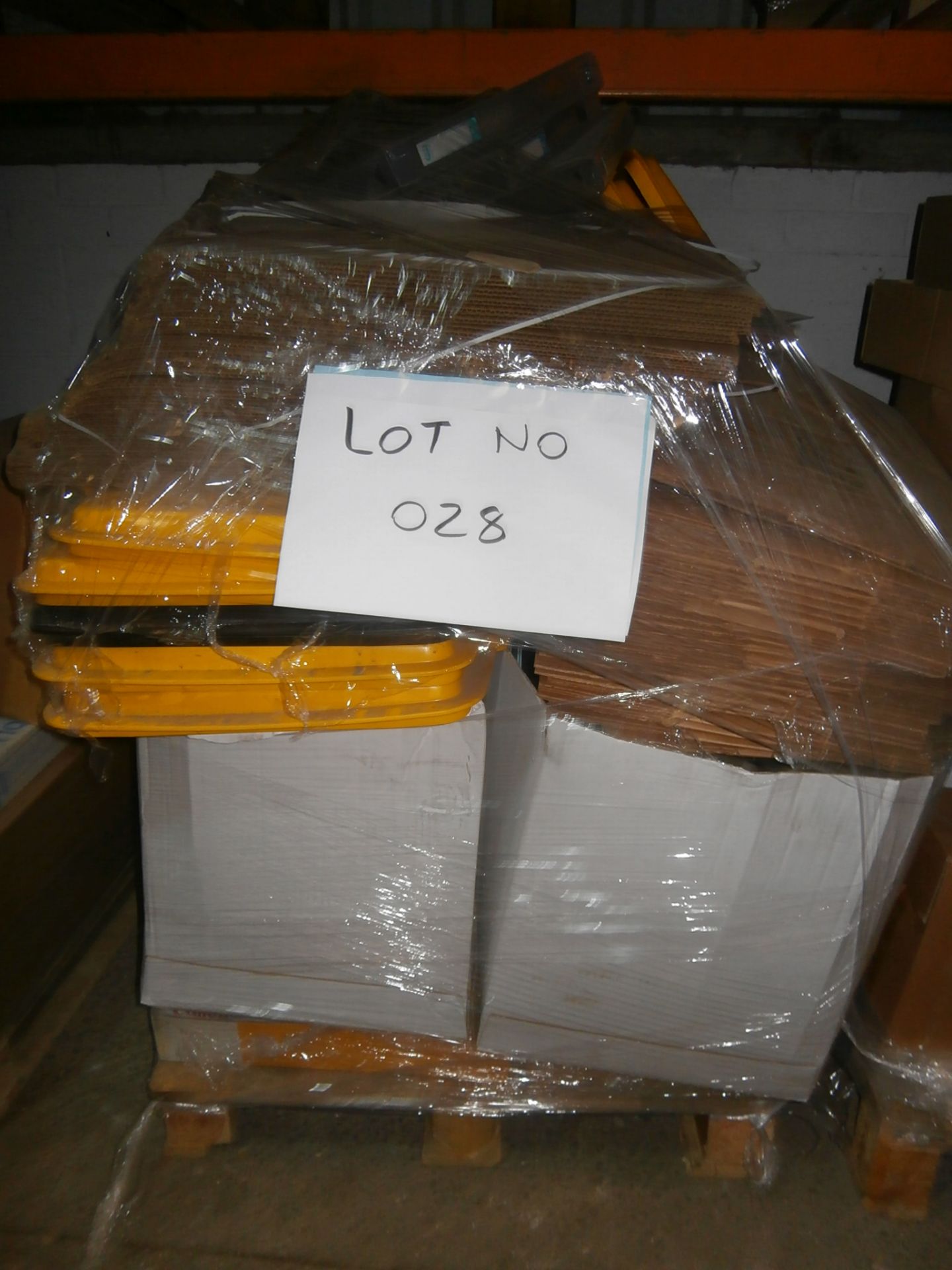 1 x Mixed Pallet of Stock/Stationery Including Cardboard Containers, Elba Products, Bin Bags,