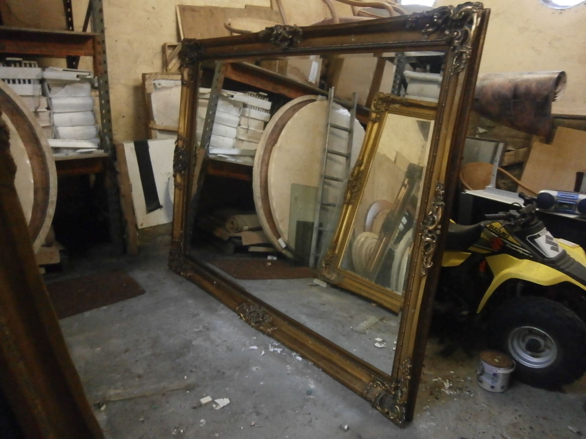 Huge Decorative Antique Reproduction Bevel Edged Mirror 1820mm x 2400mm (Ideal for restaurant, bar - Image 2 of 3