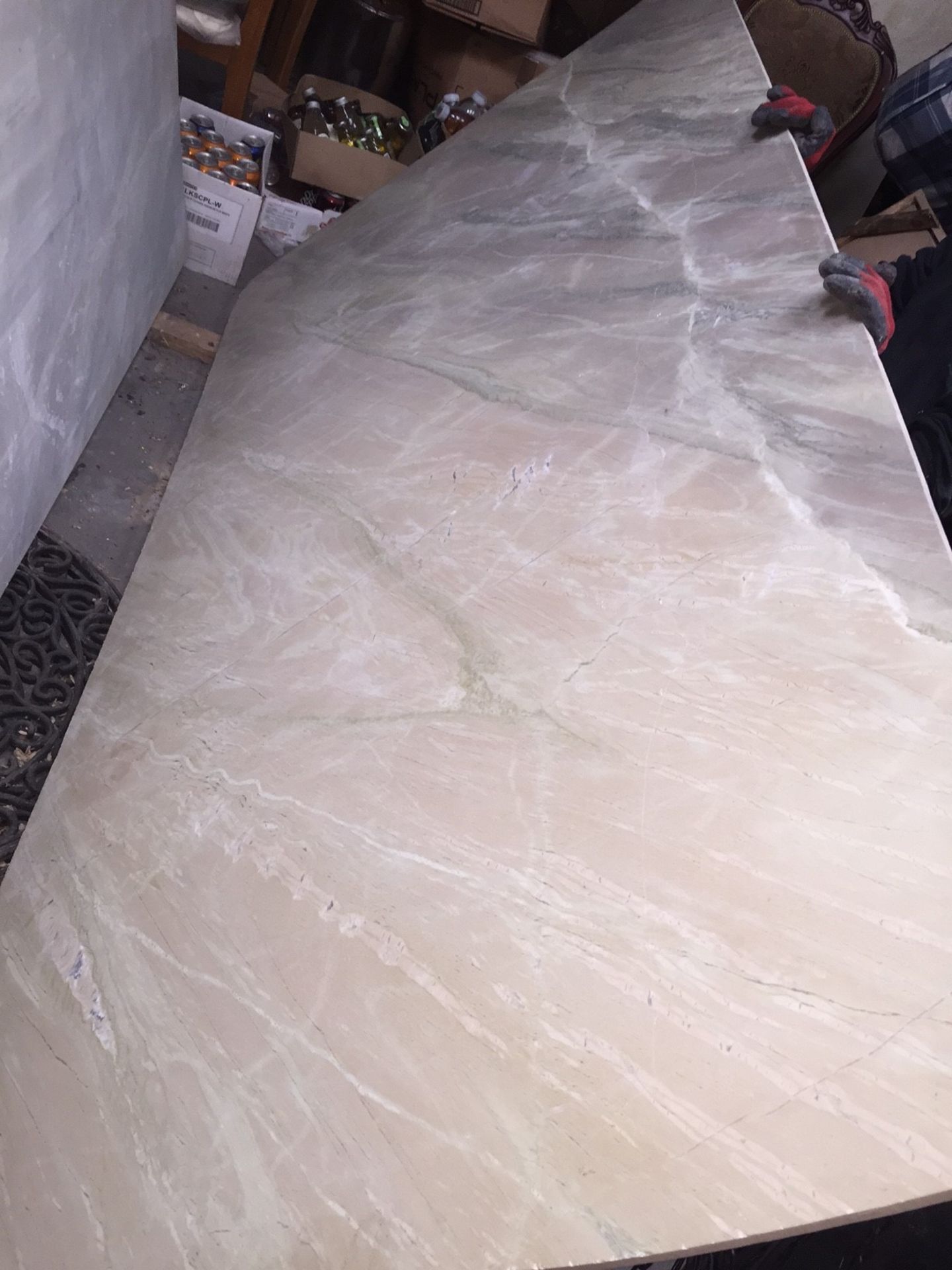 Approximately 10 Square Metres of Marble - Massive Value (4 Slabs Approx 1200mm x 2150mm)