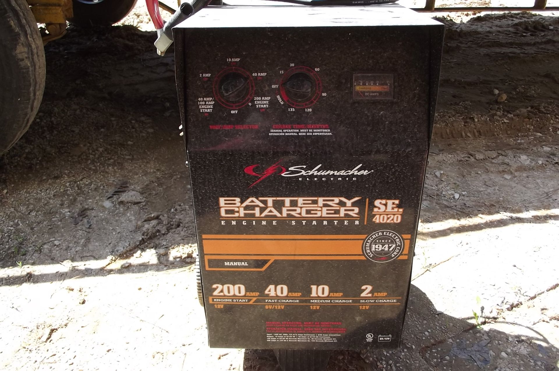 Lot 1700 SCHUMACHER 200 AMP BATTERY CHARGER (NEW) - Image 2 of 2