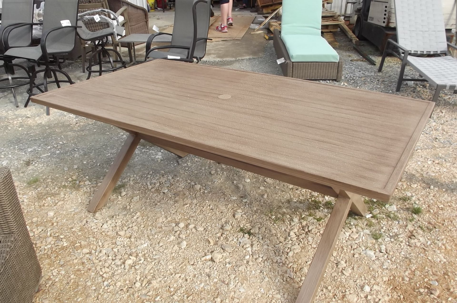 2111 New Large patio table