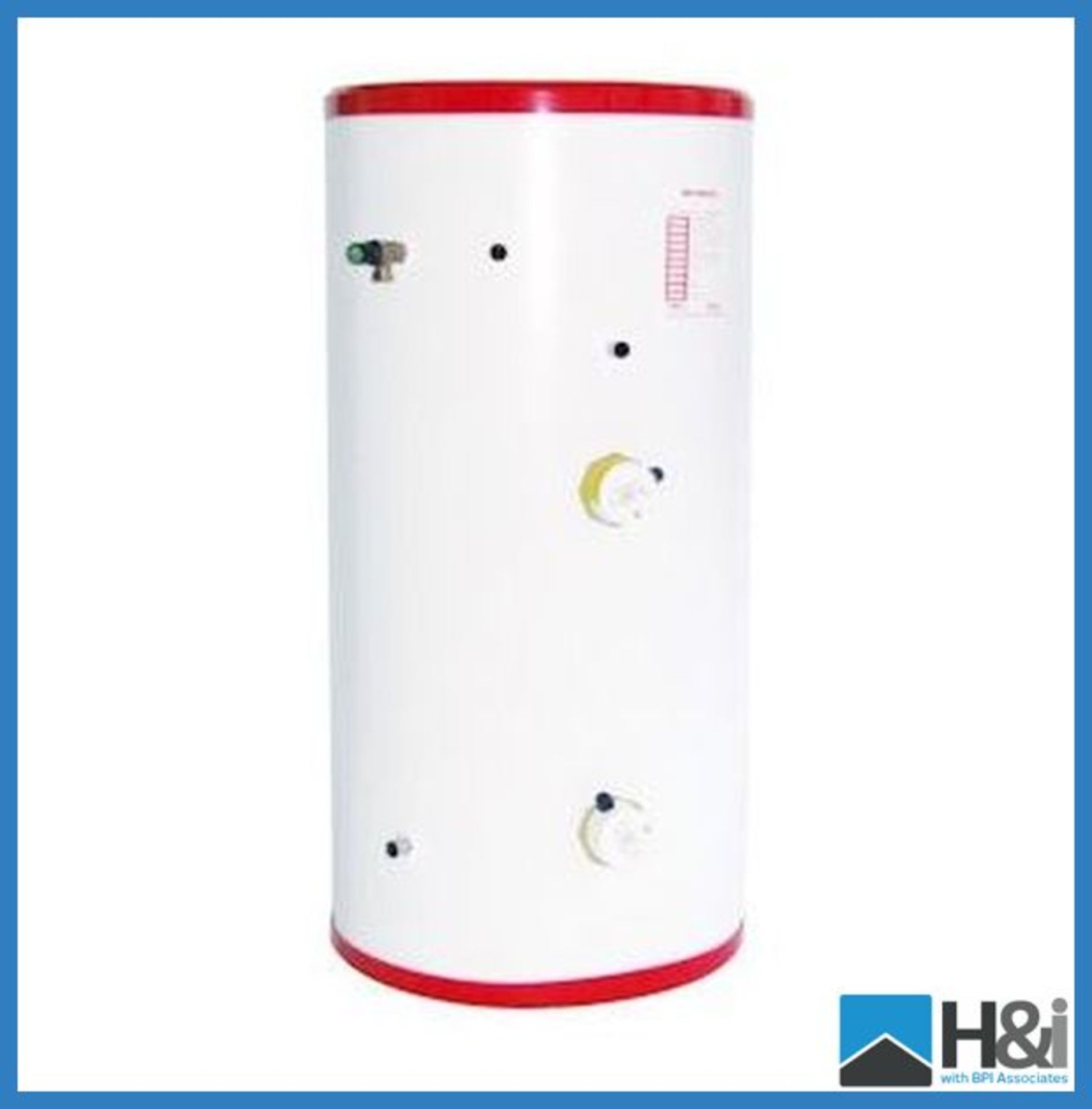 Redring 47788401 LWSS170D Aqualoy LWSS White Stainless Steel Direct Unvented Cylinder Style Water