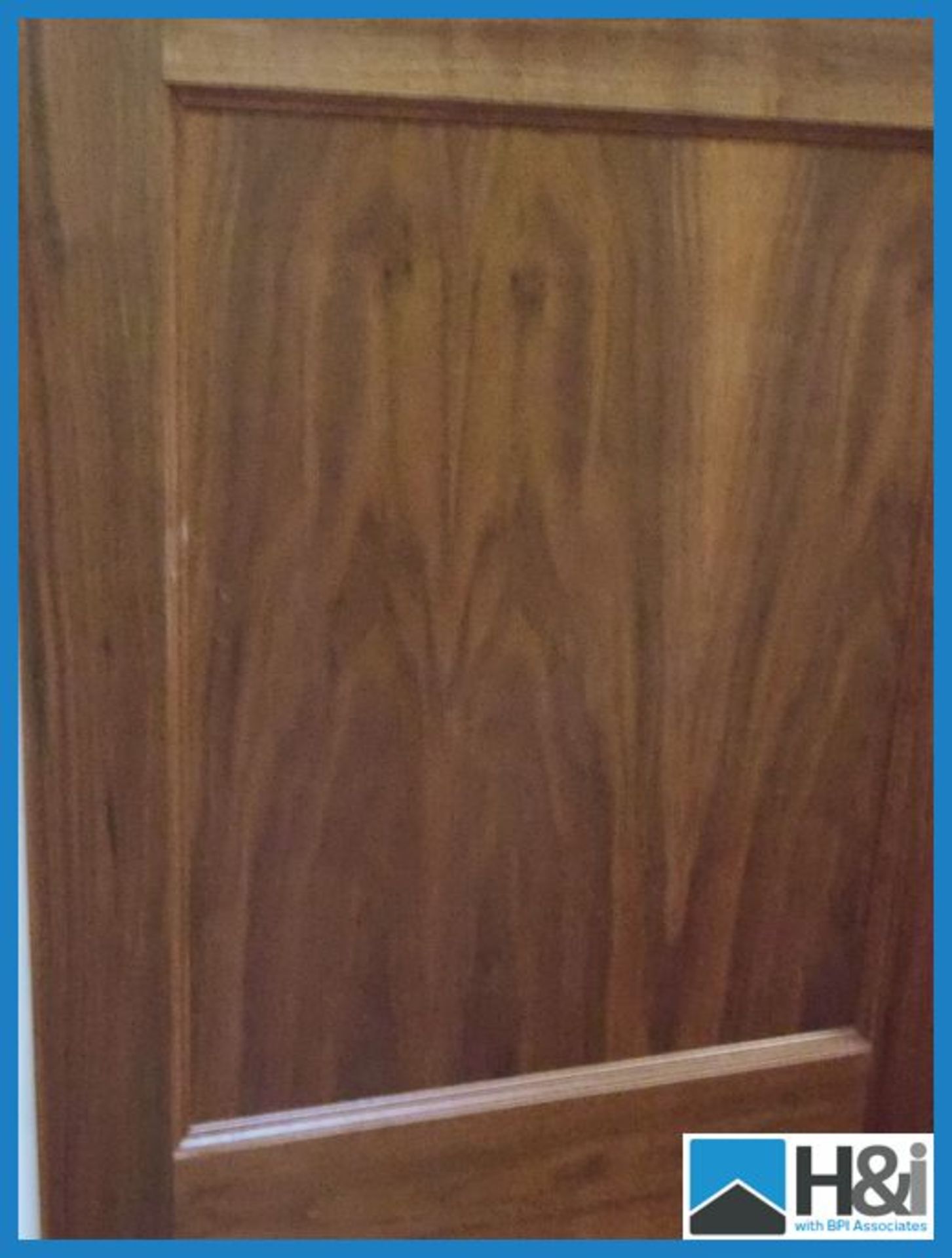 Brand new in sealed packaging Walnut 'Arden' exterior door 78" x 33" 44mm thickness with two flat - Image 2 of 4