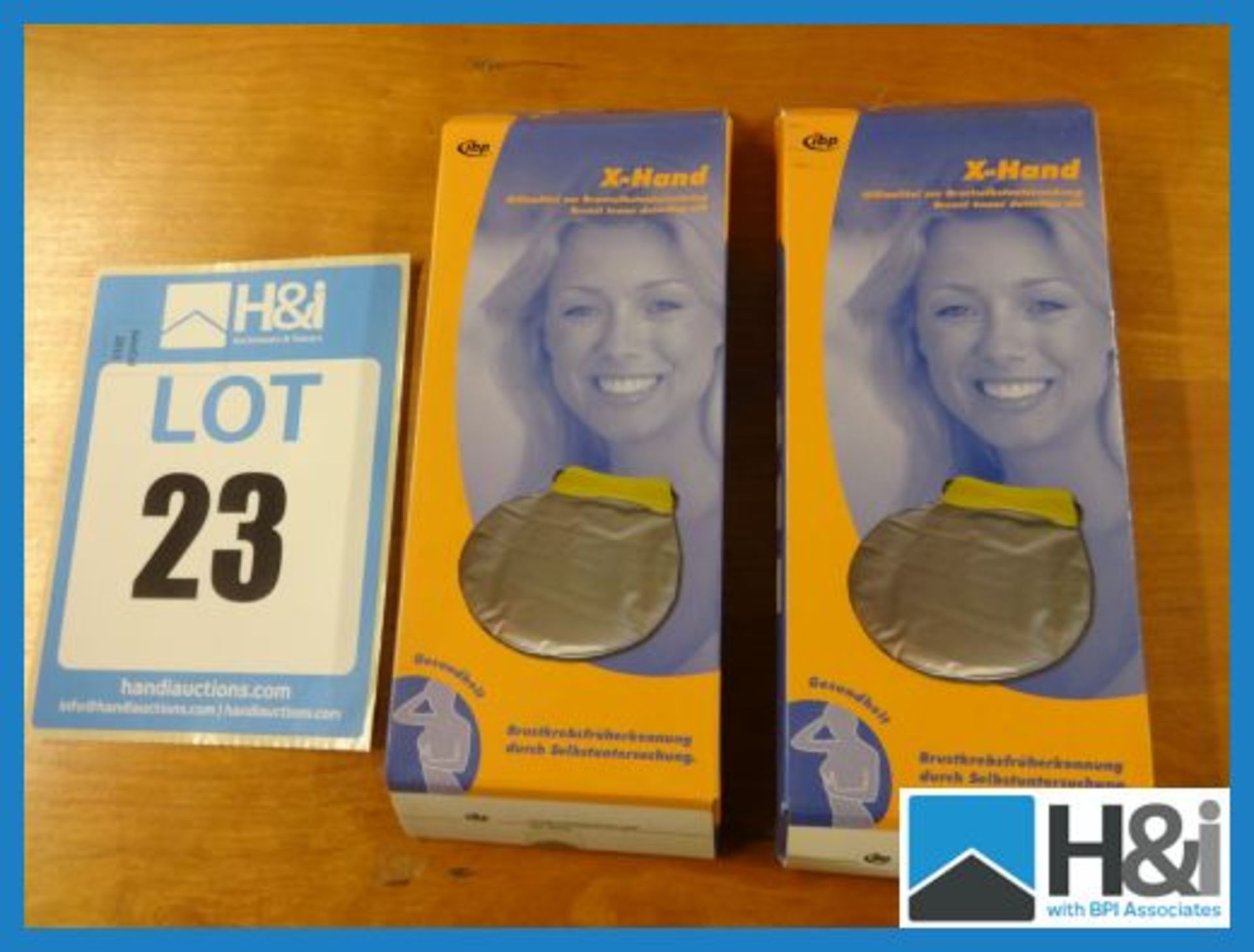 2 X New X-Hand breast tumour detection aids new in boxes  Appraisal: Good Serial No: NA Location: