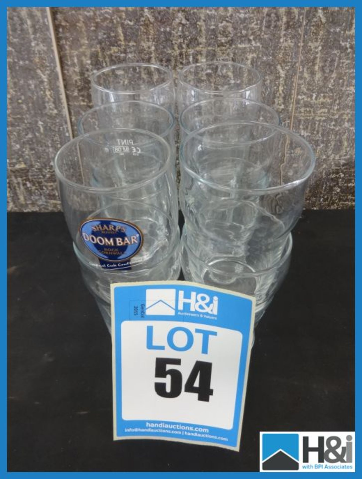 12 x Assorted Pint Glasses. Used Condition Appraisal: Good Serial No: NA Location: H&I Ltd., The