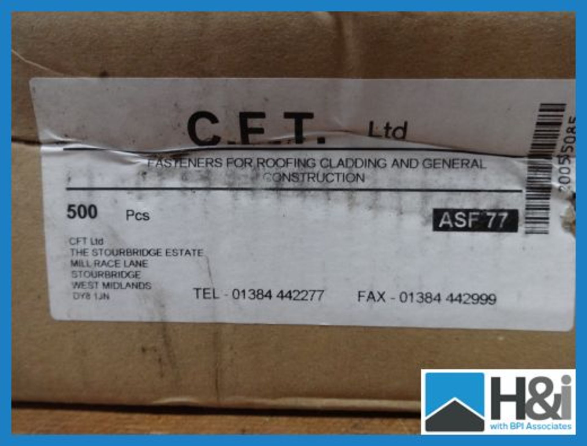 Box of 500 x  Fasteners for Roofing, Cladding and General Construction. 85mm Appraisal: Good - Image 2 of 2