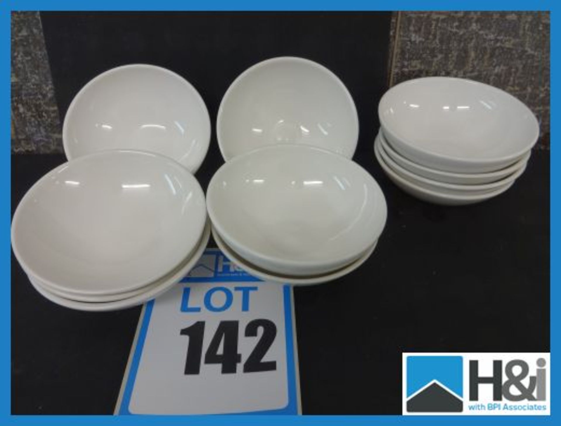 10 x Ceramic Bowls 130mm Diameter Appraisal: Good Serial No: NA Location: H&I Ltd., The Auction