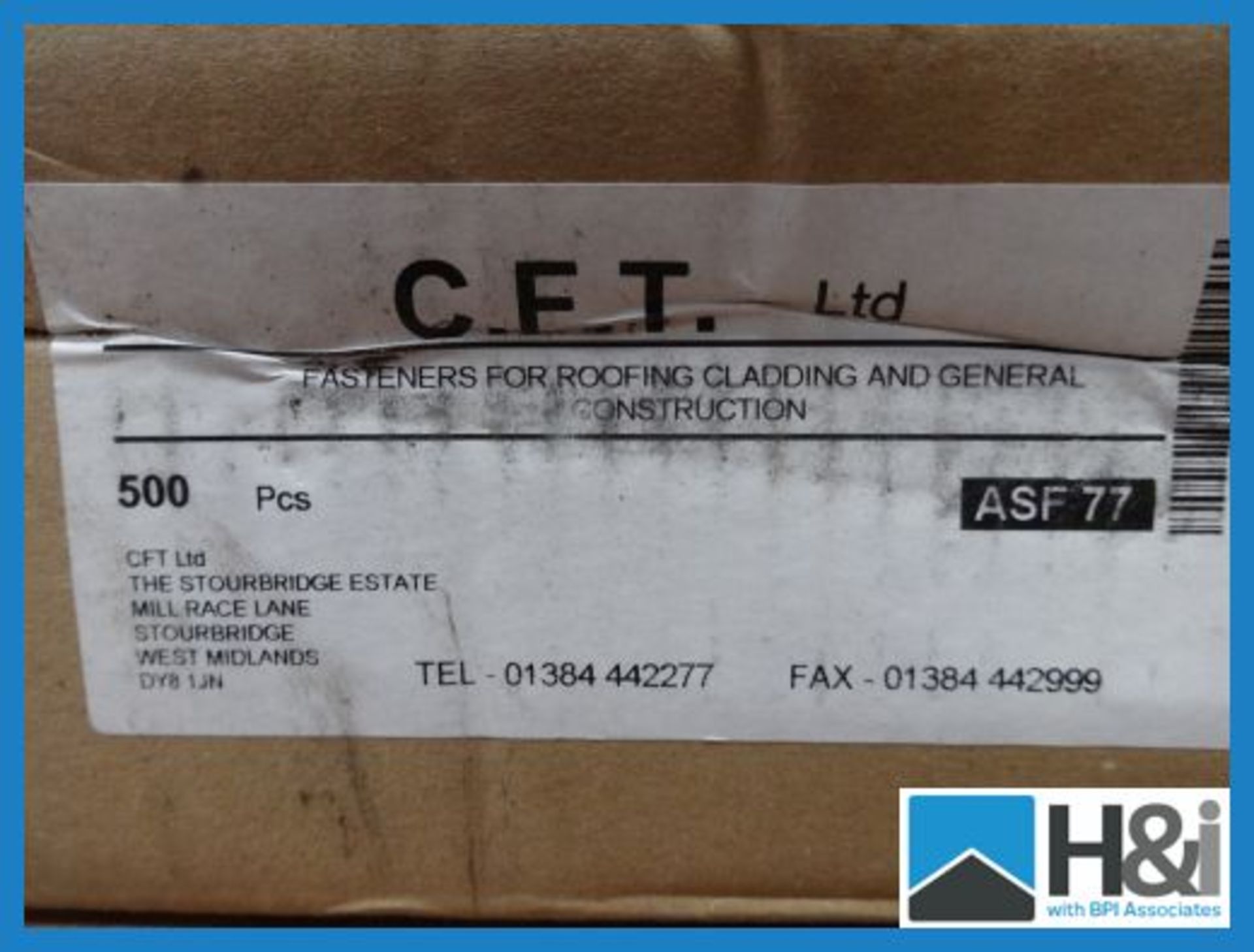 Box of 500 x  Fasteners for Roofing, Cladding and General Construction. 85mm Appraisal: Good - Image 2 of 2