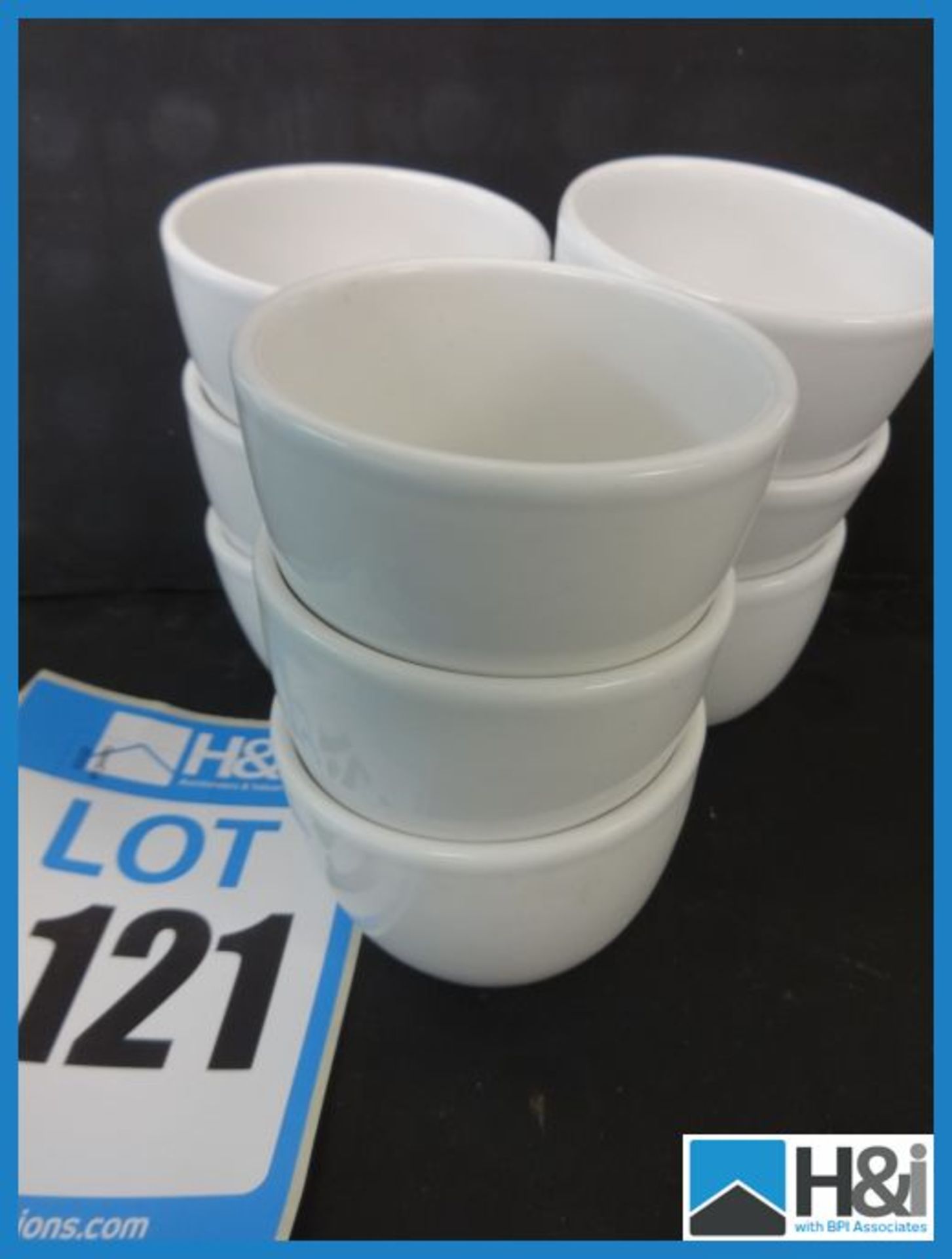 9 x Small Bowls. 90mm Diameter Appraisal: Good Serial No: NA Location: H&I Ltd., The Auction