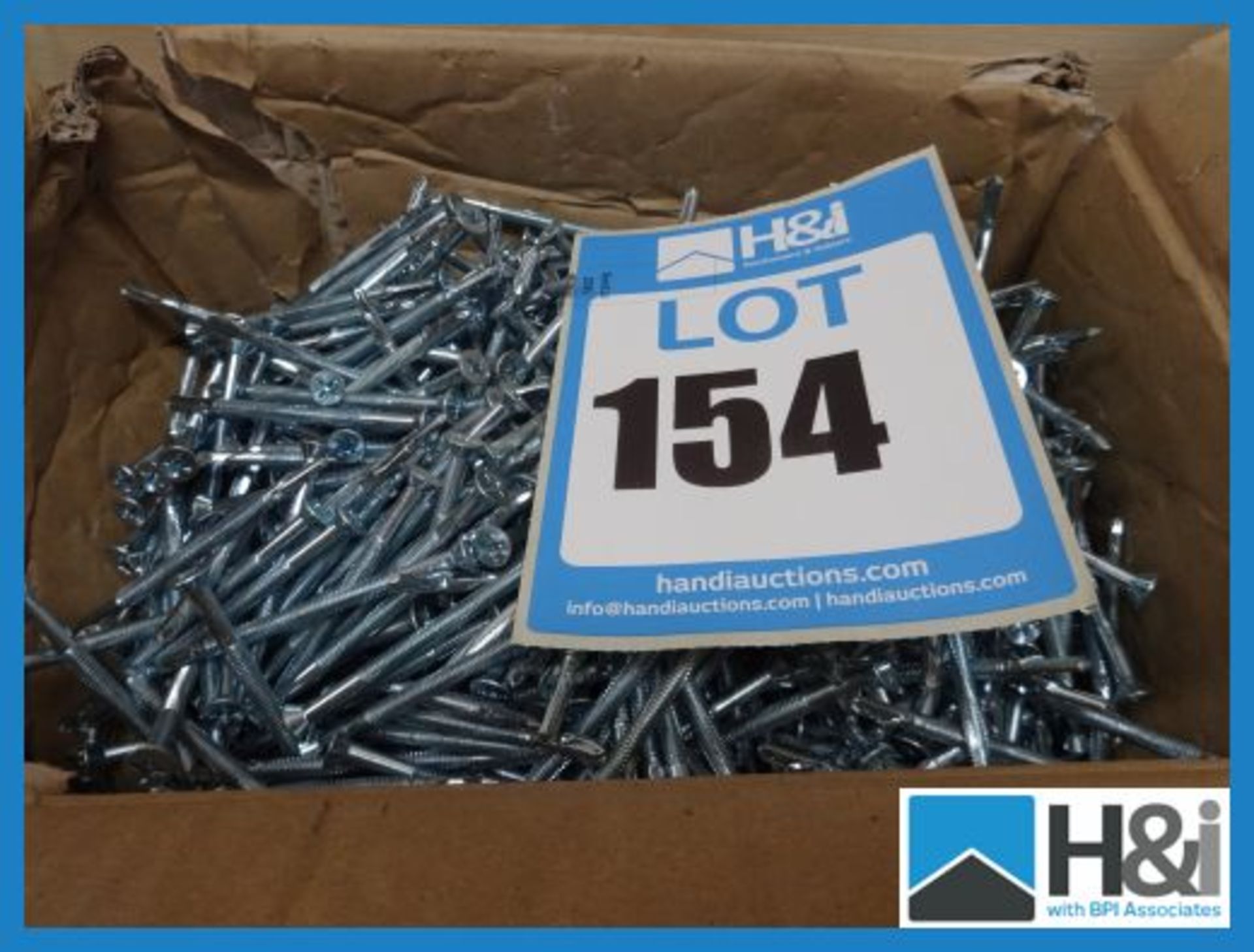 Box of Fasteners for Roofing, Cladding and General Construction. 85mm Appraisal: Good Serial No: