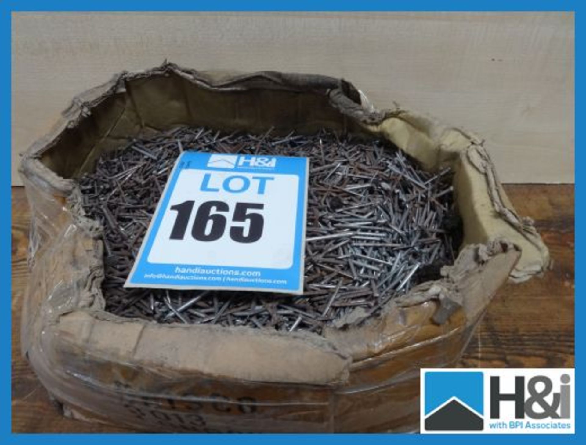 Box of Nails Appraisal: Good Serial No: NA Location: H&I Ltd., The Auction House, Backridge Business