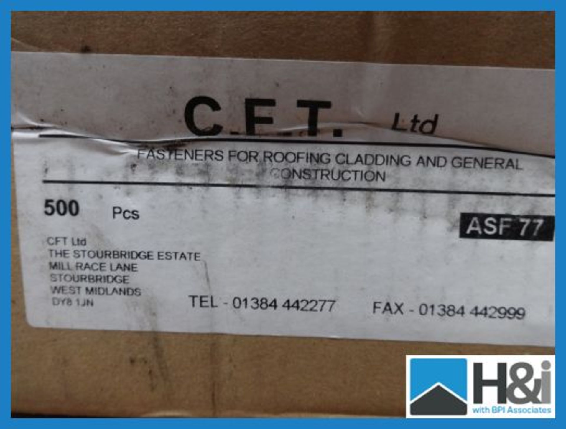 Box of 500 x  Fasteners for Roofing, Cladding and General Construction. 85mm Appraisal: Good - Image 2 of 2