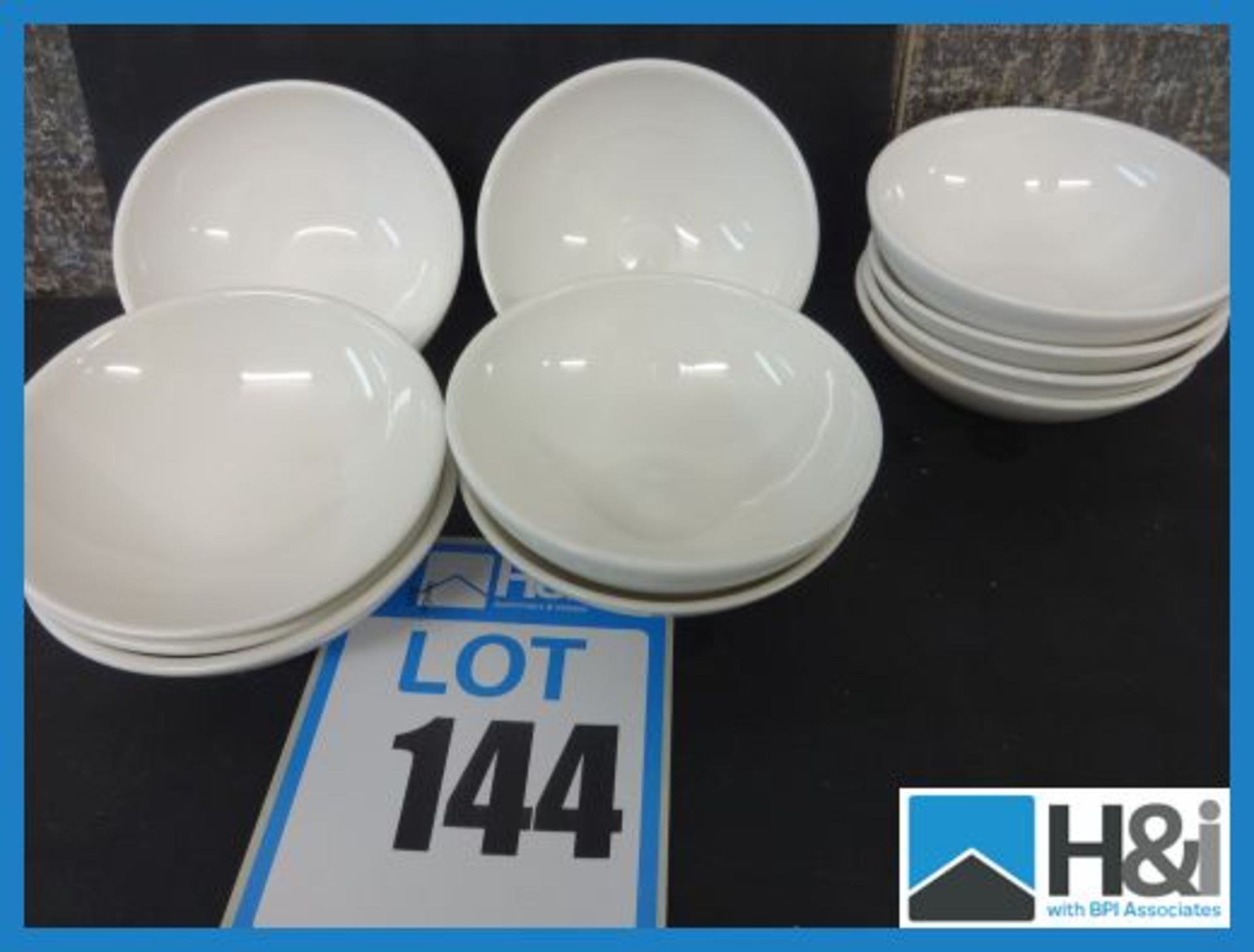 10 x Ceramic Bowls 130mm Diameter Appraisal: Good Serial No: NA Location: H&I Ltd., The Auction