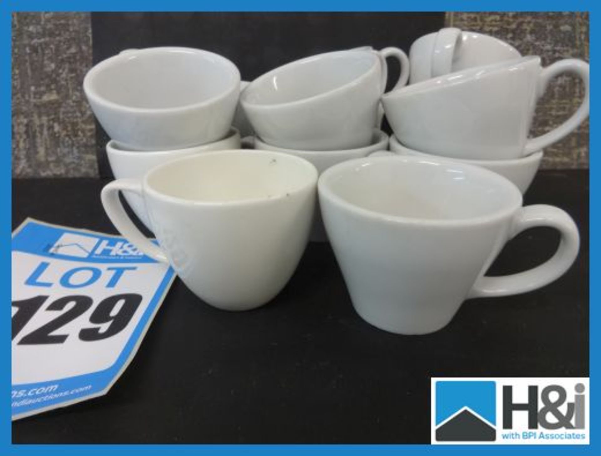13 x Assorted Coffee/Tea Cups Appraisal: Good Serial No: NA Location: H&I Ltd., The Auction House, - Image 2 of 2