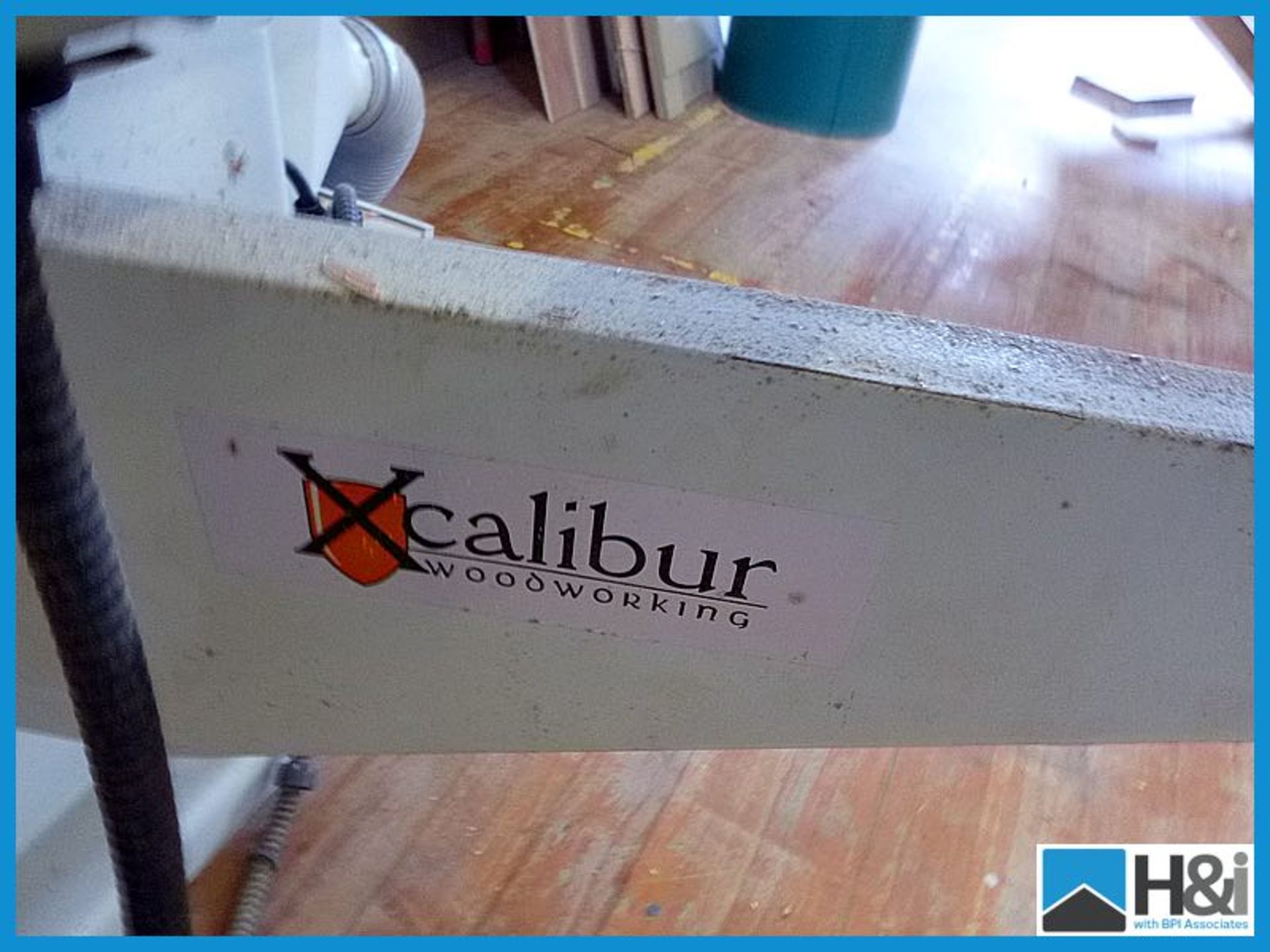 Excalibur four headed tenoning machine. Electric brake. 2004 year. Comes with extraction to floor. - Image 8 of 9