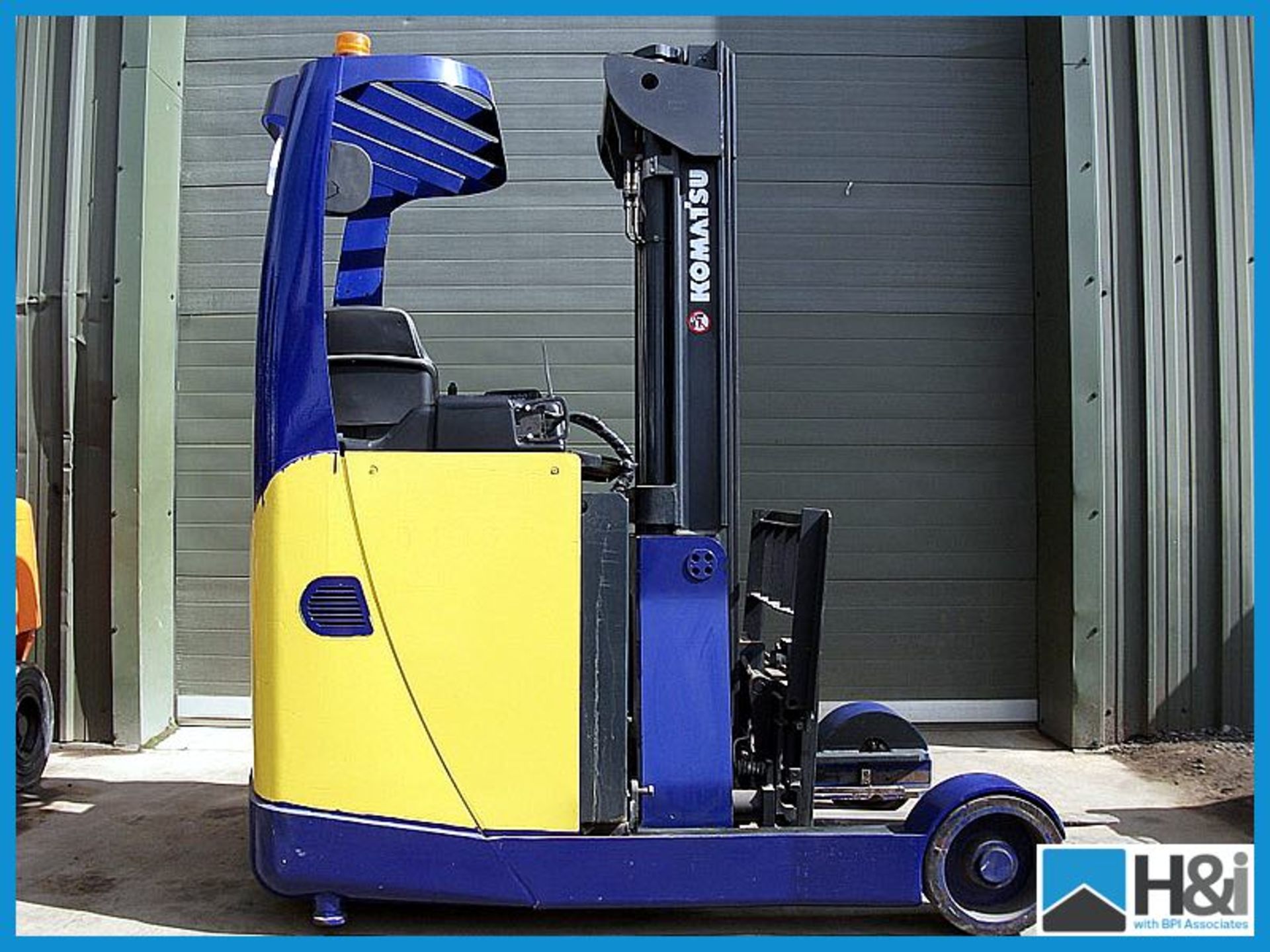 Komatsu reach truck electric 2500kg 2003 year 03638 hours running with charger  Appraisal: Good