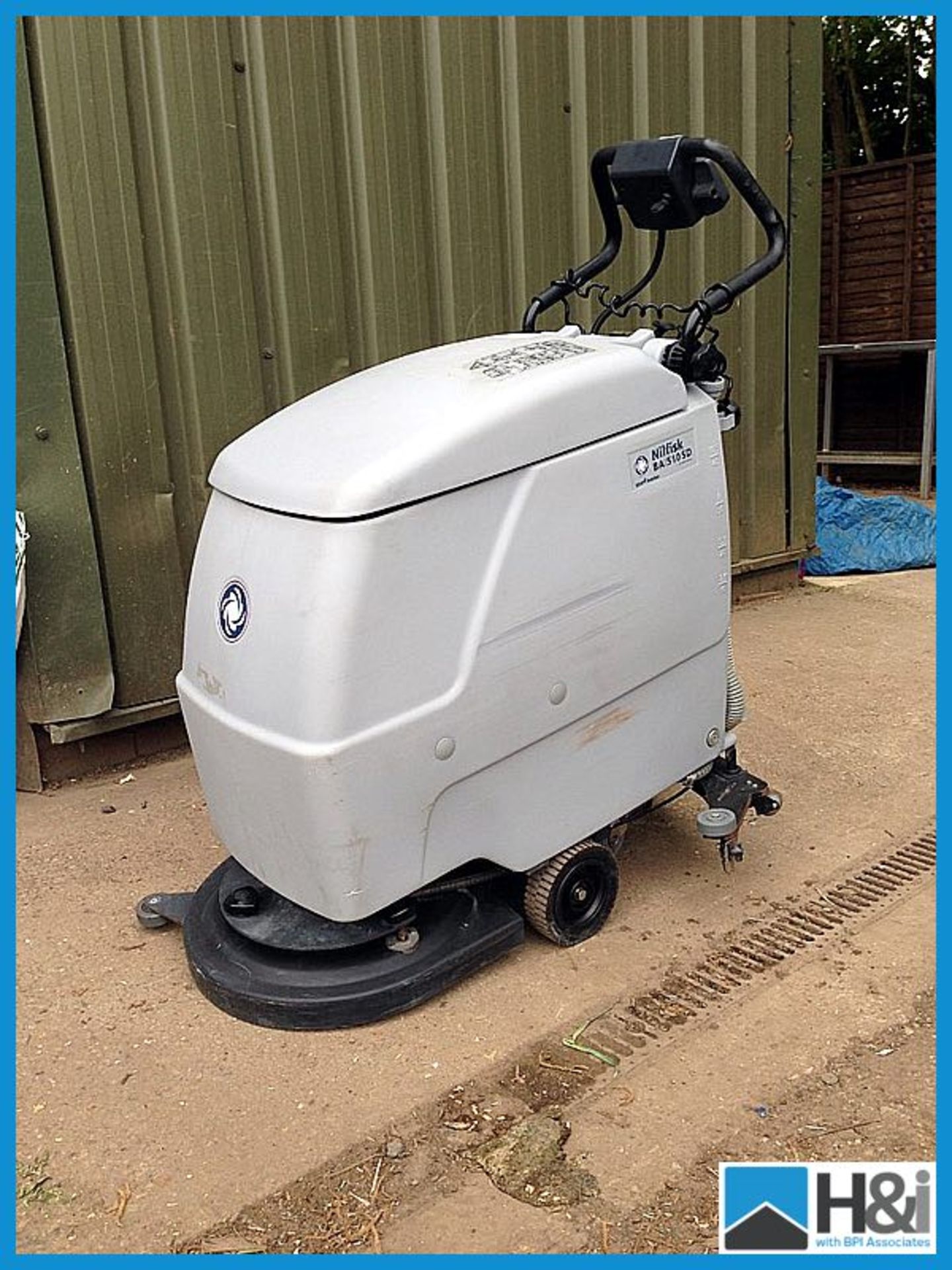 Nilfisk  BA510SD 240v electric floor cleaner scrubber good condition   Appraisal: Good Serial No: NA