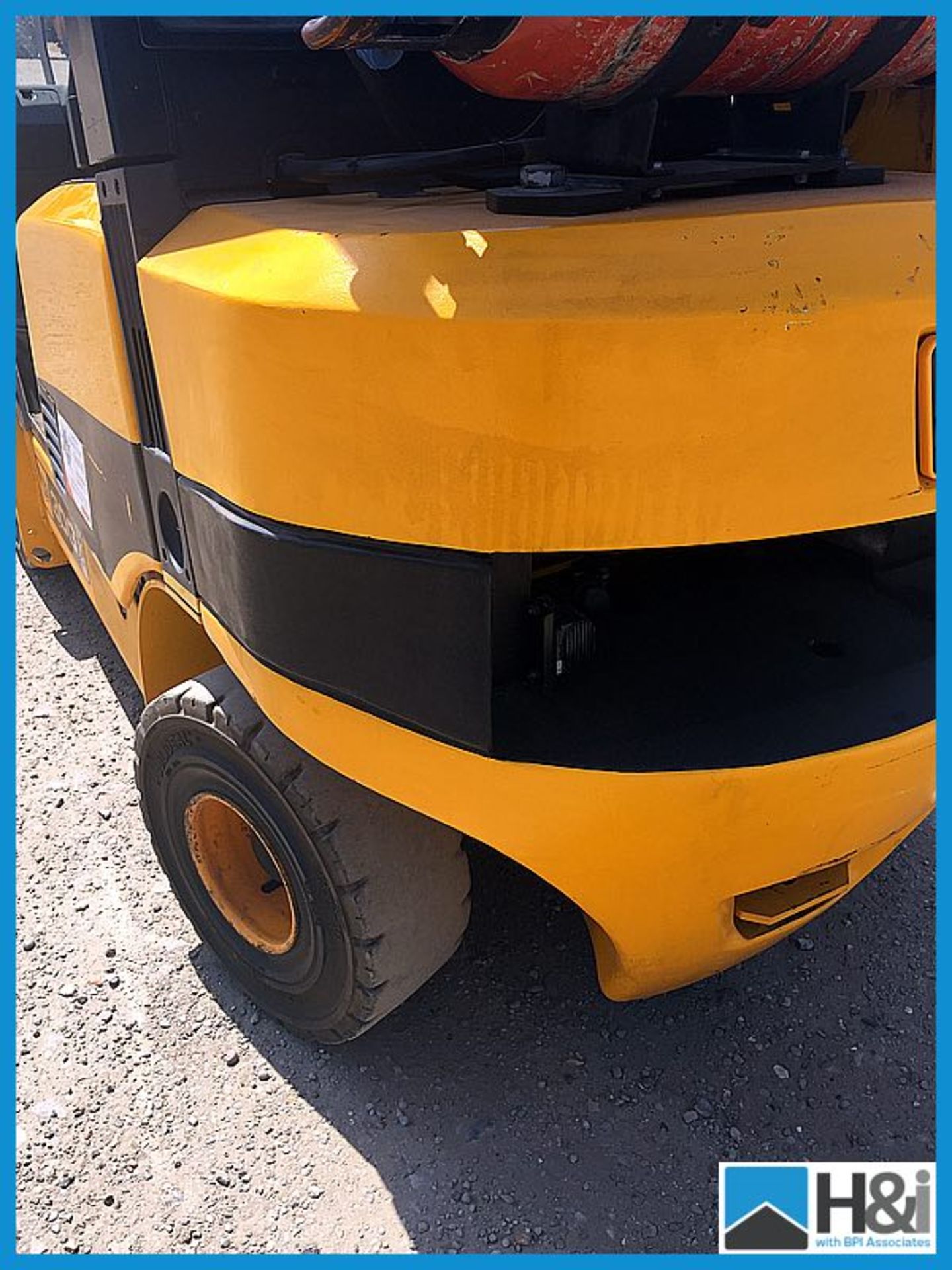 JCB TeleTruck 3000kg Gas powered model 30G 2009 year 4800 weight 3800 hours appears to be in - Image 10 of 11