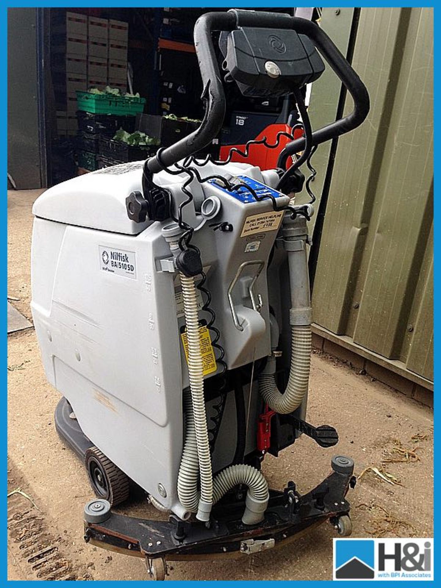 Nilfisk  BA510SD 240v electric floor cleaner scrubber good condition   Appraisal: Good Serial No: NA - Image 6 of 10