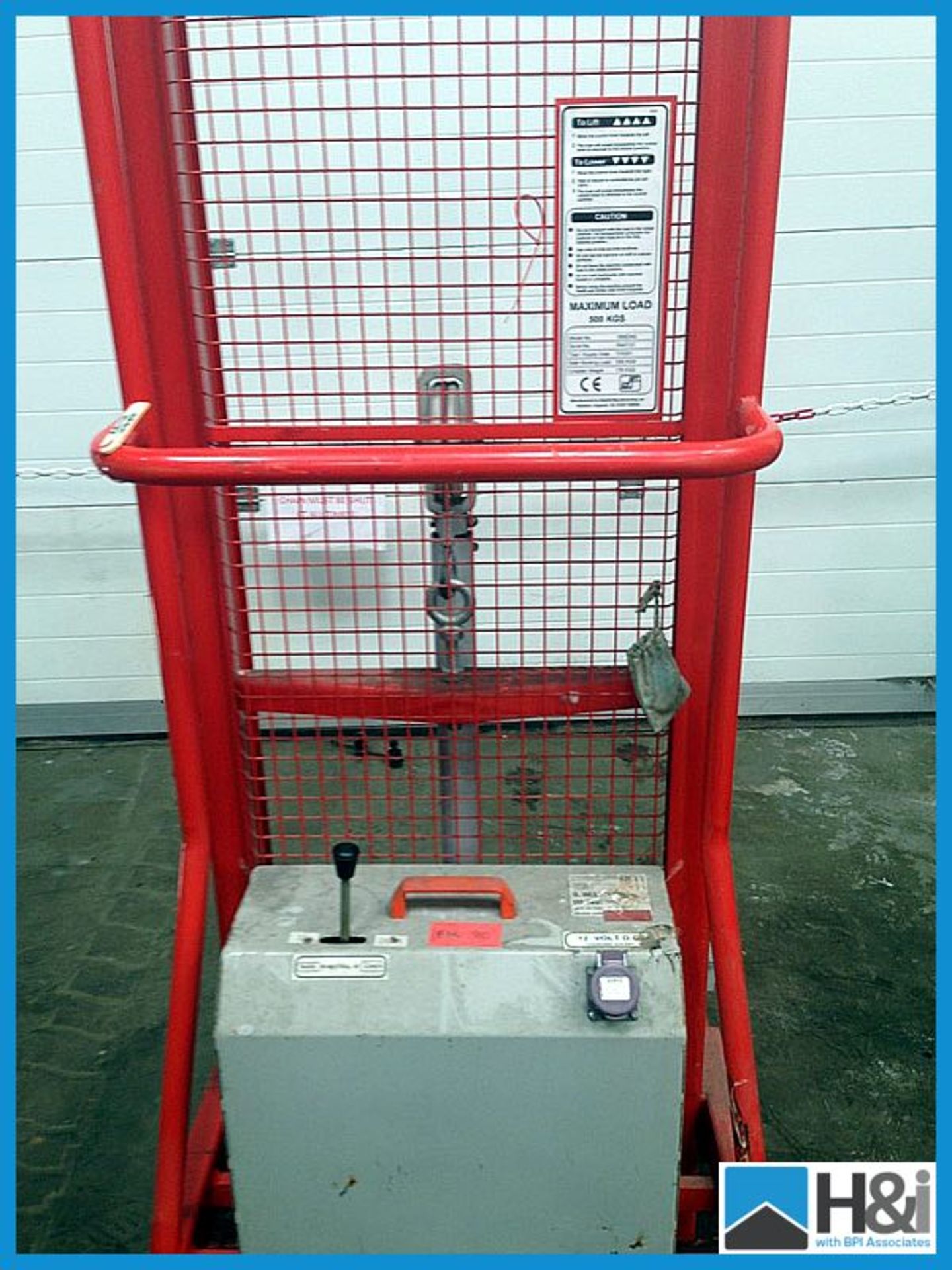 LIFT EZI manual stacker  Appraisal: Good Serial No: NA Location: Fenland Auction Services, Wheelhead - Image 7 of 9