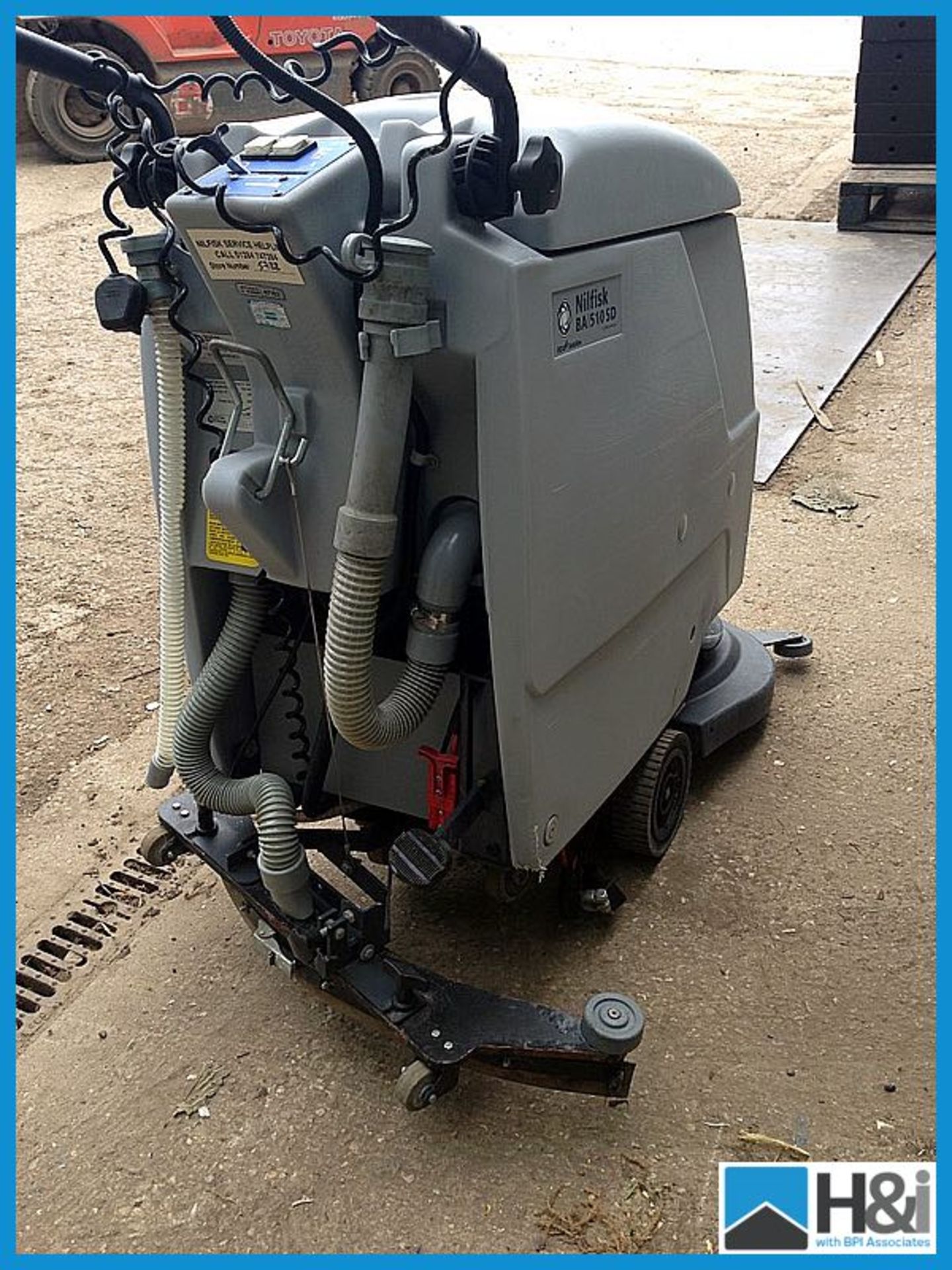 Nilfisk  BA510SD 240v electric floor cleaner scrubber good condition   Appraisal: Good Serial No: NA - Image 8 of 10