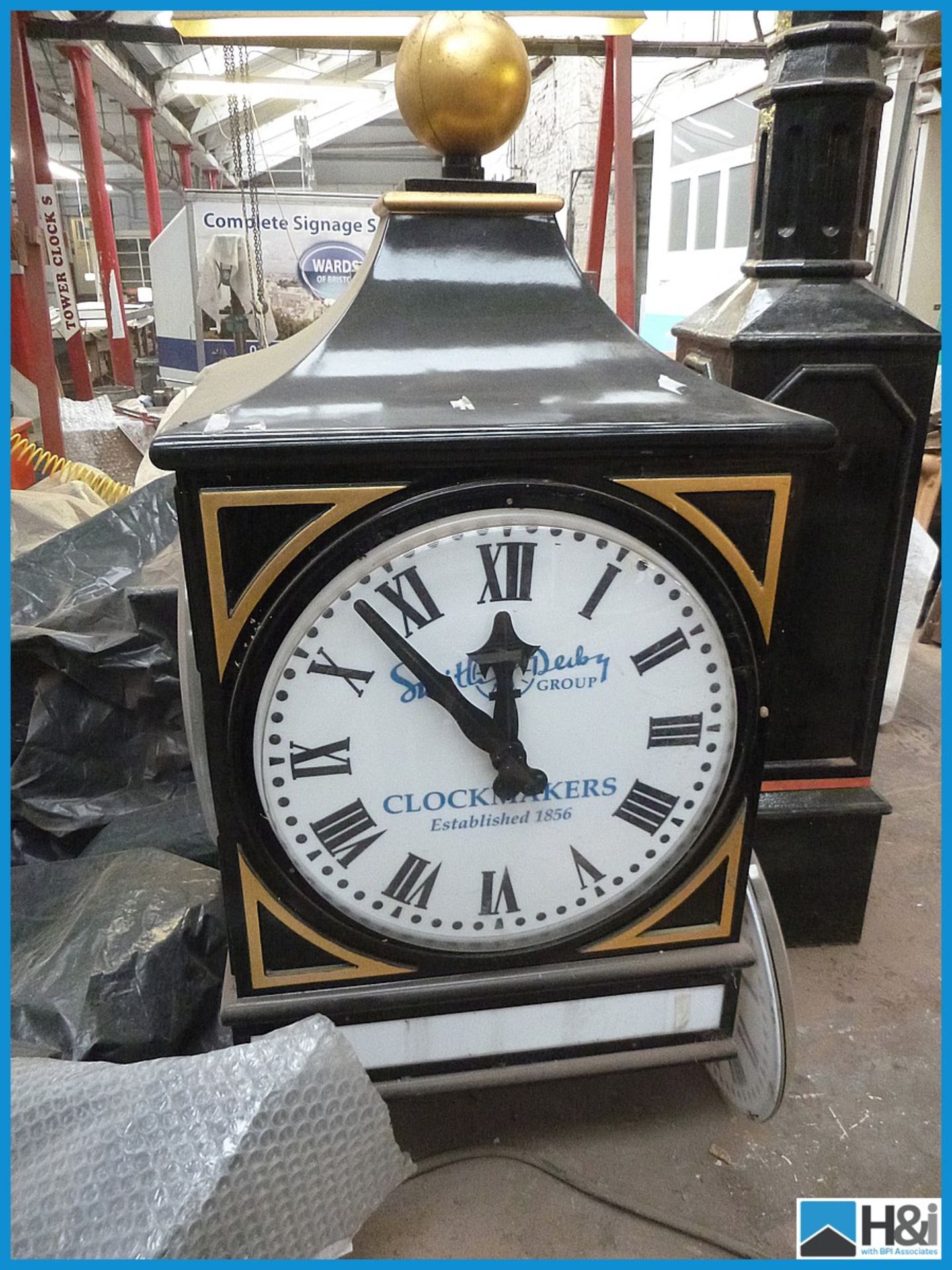 Superb Outdoor Pillar Clock made by Smith of Derby, approx. 20 years old. 'Boston 2' model. (See - Image 11 of 13