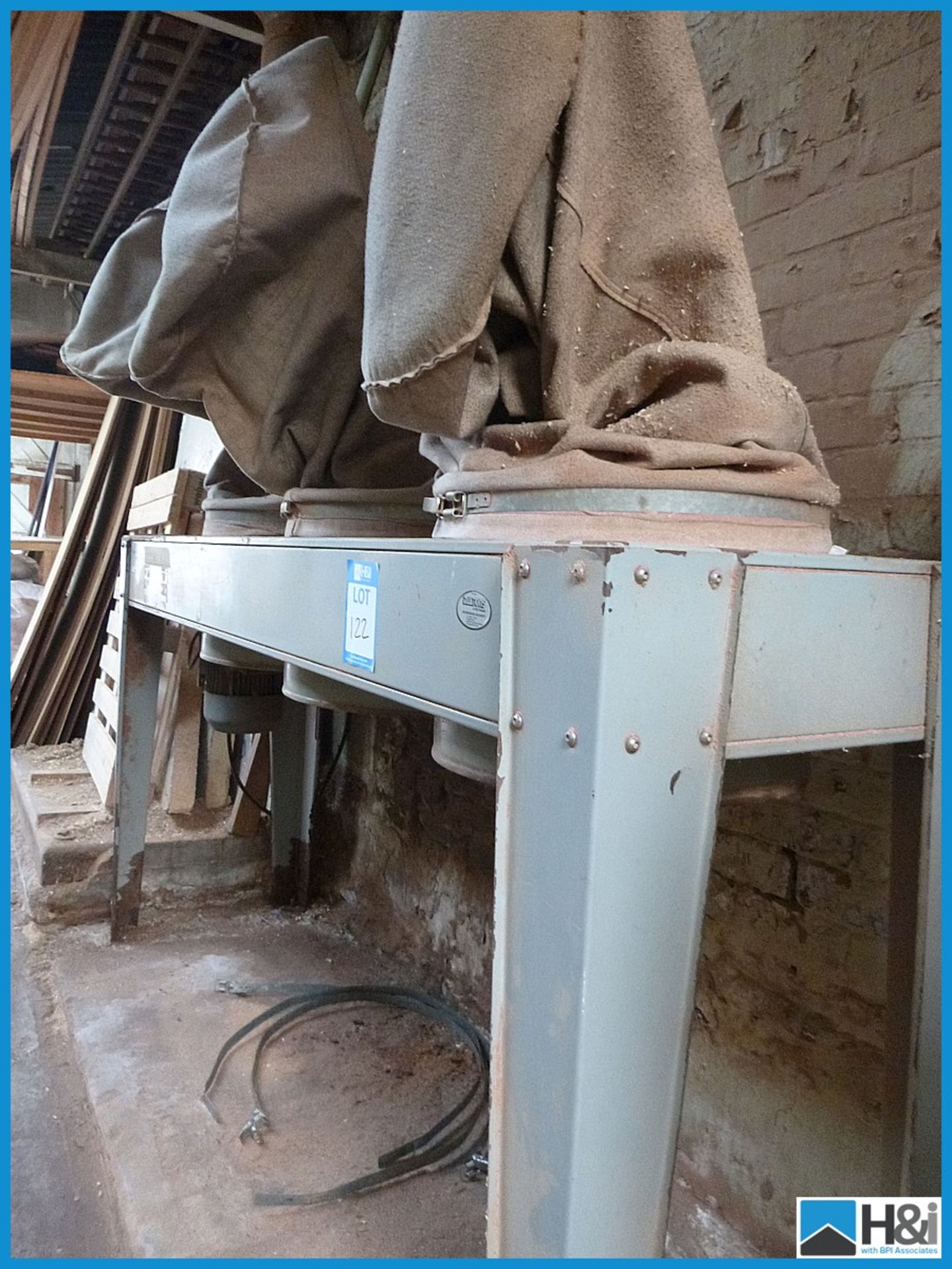 3 Bag 4kw Dust Extraction Unit ( No Ducting Included ) Appraisal: Viewing Essential Serial No: NA - Image 2 of 2