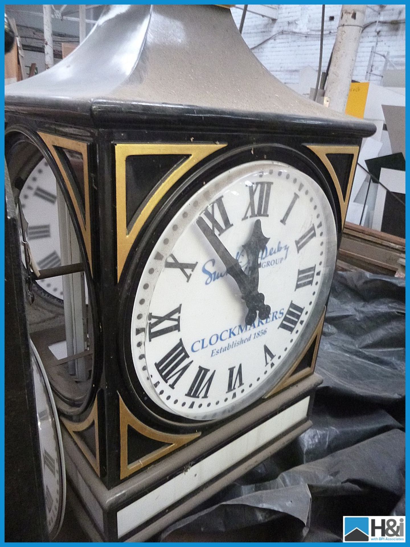 Superb Outdoor Pillar Clock made by Smith of Derby, approx. 20 years old. 'Boston 2' model. (See - Image 10 of 13