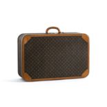 Louis Vuitton valise demi-souple Stratos 80 en toile enduite monogrammée avec bords en cuir