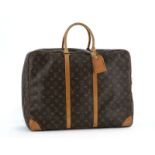 Louis Vuitton valise souple Sirius 50 en toile enduite monogrammée et cuir naturel 38x50x16 cm