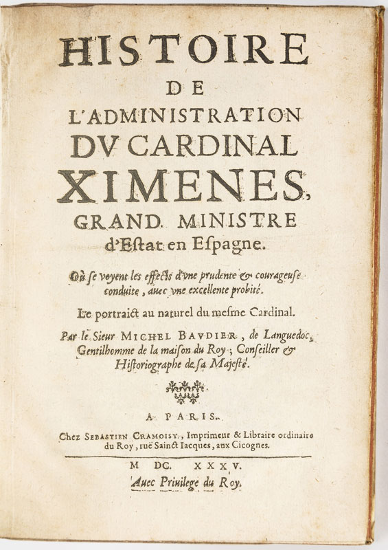 [RELIGION]. 2 ouvrages du XVIIe en 2 vol. reliés plein parchemin ivoire. 1)&nbsp BAUDIER (Michel).& - Image 2 of 5