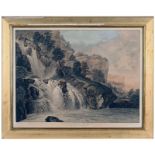 Heinrich Rieter (1751-1818) Dernière Cascade du Reichenbach et La Cascade Pifse vache 2 eaux-