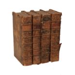 [DROIT ANGLAIS]. 3 ouvrages de législation anglaise des XVIIe et XVIIIe s. en 7 vol. grand in-4°