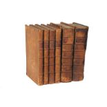 [DROIT ANGLAIS]. 2 ouvrages en 6 vol. in-folio reliés plein veau blond orné de l'époque.&nbsp 1)