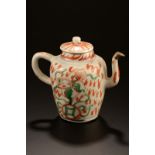 Cafetière égoïste en porcelaine" Chine pour le marché occidental dynastie Qing vase en forme de