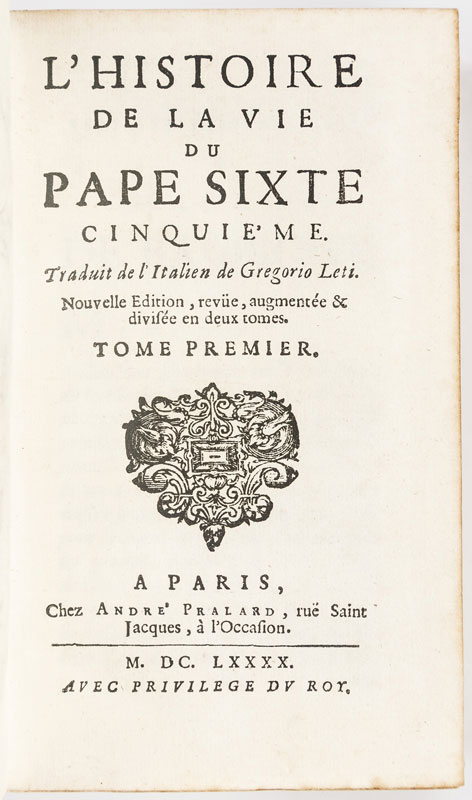 [RELIGION]. 2 ouvrages du XVIIe en 2 vol. reliés plein parchemin ivoire. 1)&nbsp BAUDIER (Michel).& - Image 4 of 5