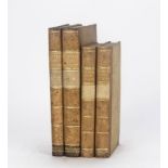 LULLIN DE CHATEAUVIEUX. 2 ouvrages en 4 vol. in-8° et in-12. 1) Lettres écrites d'Italie en 1812