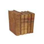 [DICTIONNAIRES]. 3 ouvrages du XVIIIe s. en 5 vol.: 1) BOYER (A.). Dictionnaire royal françois-