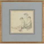 Wolfgang Adam Toepffer (1766-1847) &nbsp Etudes de personnages lot de 3 dessins (1 crayon et 2