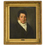 Ecole française (XIXe s.),&nbsp,Portrait d'homme, huile sur toile,&nbsp,c. 1800-1815, 60,5x50