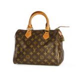 Louis Vuitton sac Speedy 25 en toile enduite monogrammée 18x27 cm