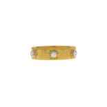 ?Buccellati &nbsp Eternelle classica fine &nbsp bague&nbsp en or 750 travaillée façon rigato selon