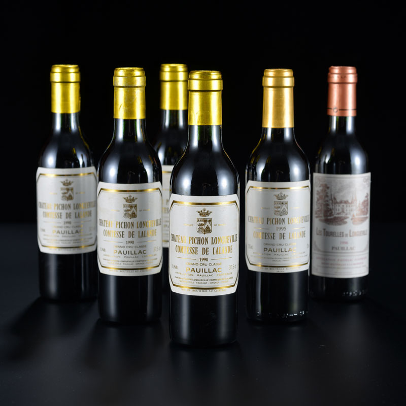 Ch. Pichon Longueville Comtesse de Lalande Pauillac 2004 2 bts 1990 4 demi-bts 1995 1 demi-bt - Image 2 of 2