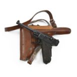 Pistolet d'ordonnance suisse Parabellum mod. 06/29, Waffenfabrik, Berne, série M29 (privat), cal.