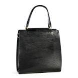 Louis Vuitton sac Figari en cuir épi noir kourkil double poignée 28x28 cm