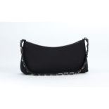 Salvatore Ferragamo sac baguette en toile noire&nbsp