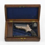 ?Petit pistolet de type Sharp, par Tipping &amp, Lawden, cal. 6 mm, XIXe s., 4 canons sur