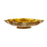 &nbsp Petit plat polylobé en agate Chine 15 5x10 5 cm A small lobed agate dish China