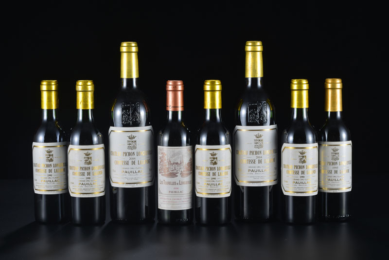 Ch. Pichon Longueville Comtesse de Lalande Pauillac 2004 2 bts 1990 4 demi-bts 1995 1 demi-bt