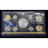 ?Ensemble de 4 coffrets de monnaies série "Fleur de Coins" comprenant : 1 coffret Seychelles 1972 (7